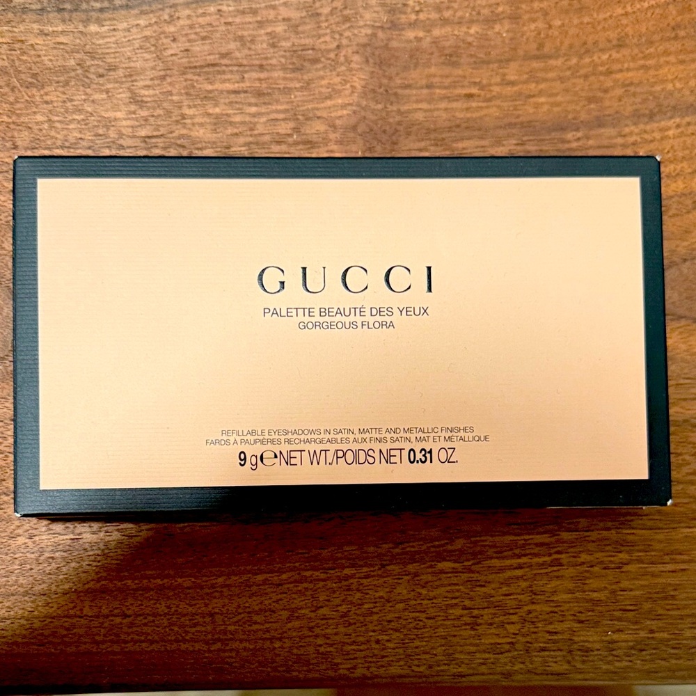 Gucci Gorgeous Flora Eyeshadow Palette in Black and Tan